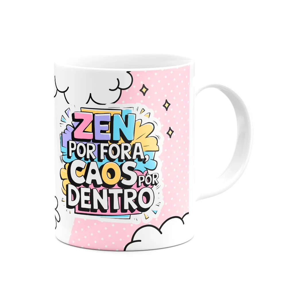 Imagem 2 de 3 do produto Caneca Divertida - Status, Rir Para Não Chorar - M2