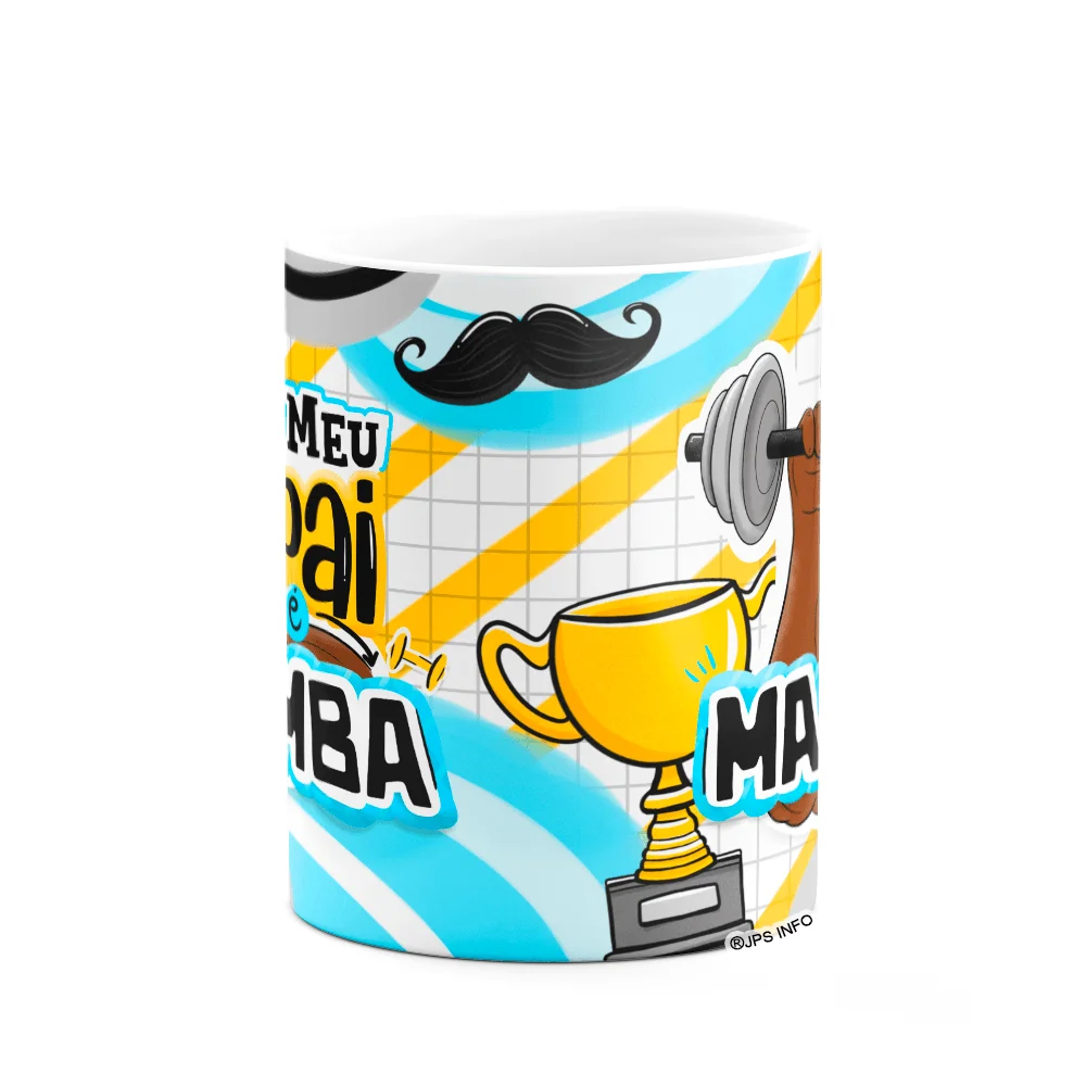 Imagem 3 de 3 do produto Caneca Dos Pais - Meu Pai Maromba - M3 - 325ml