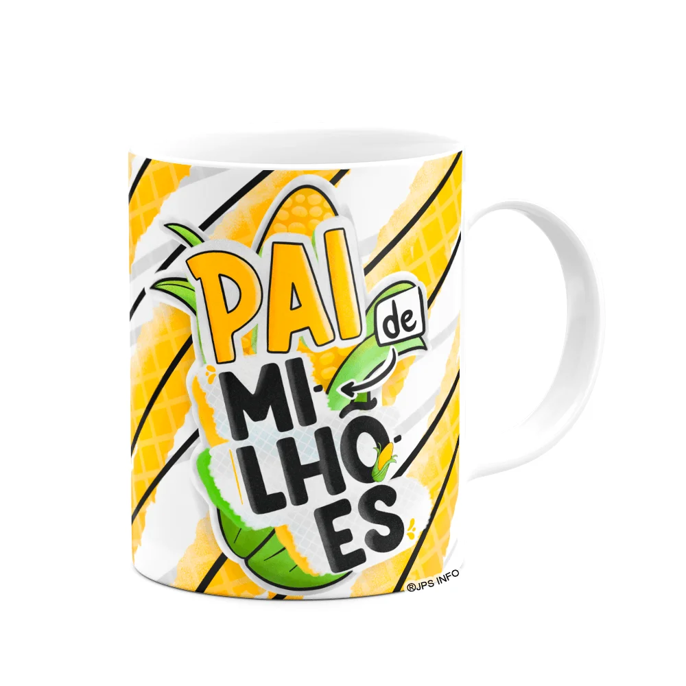 Imagem 2 de 3 do produto Caneca Dos Pais - Pai De Milhões - 325ml