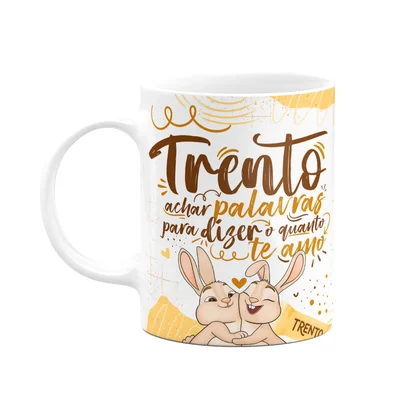 Caneca Páscoa Doce - Trento Achar Palavras - 325ml