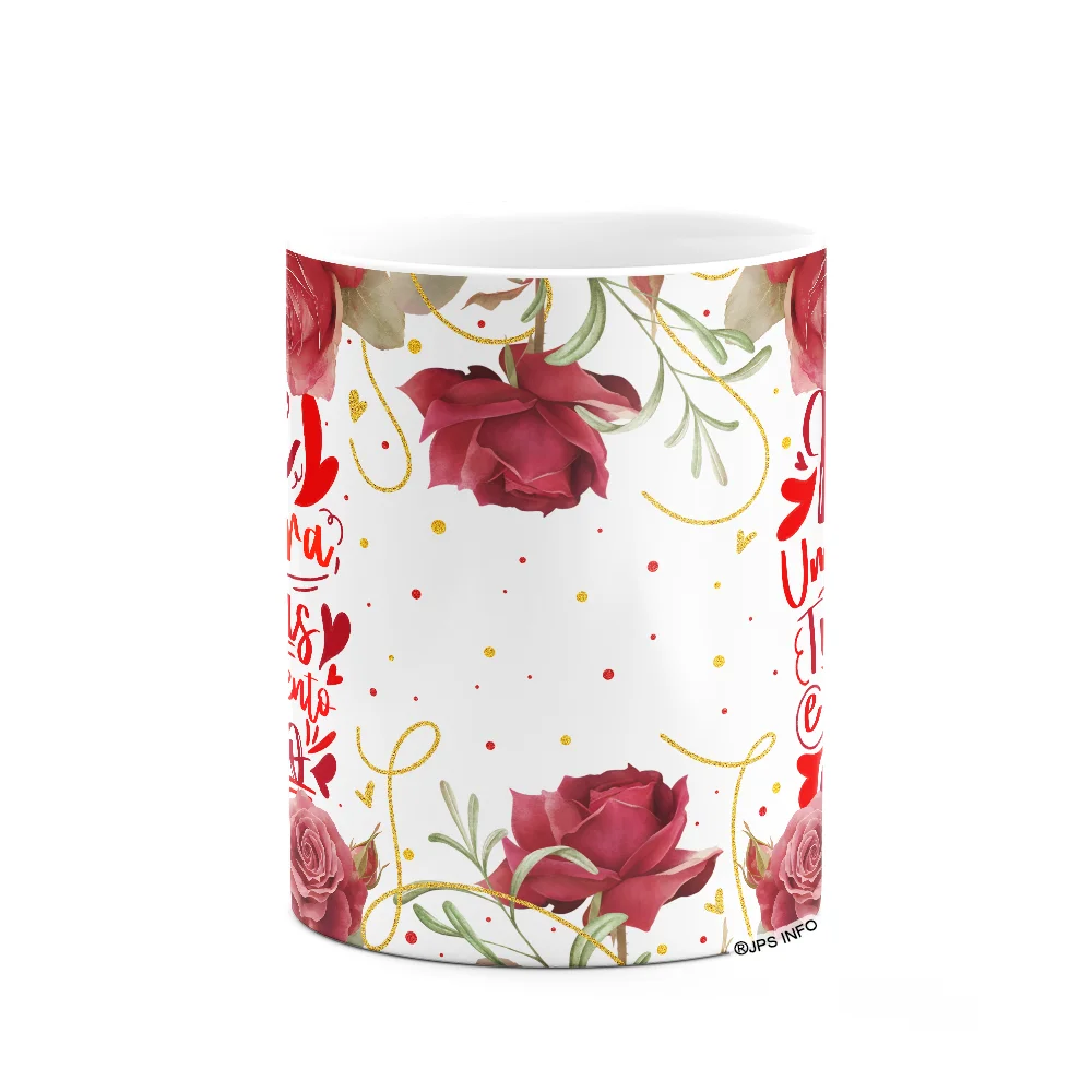 Imagem 3 de 3 do produto Caneca Floral Mães - Um Sentimento Eterno - 325ml