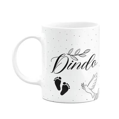Caneca De Dindos - Dindo - M3 - 325ml Branca