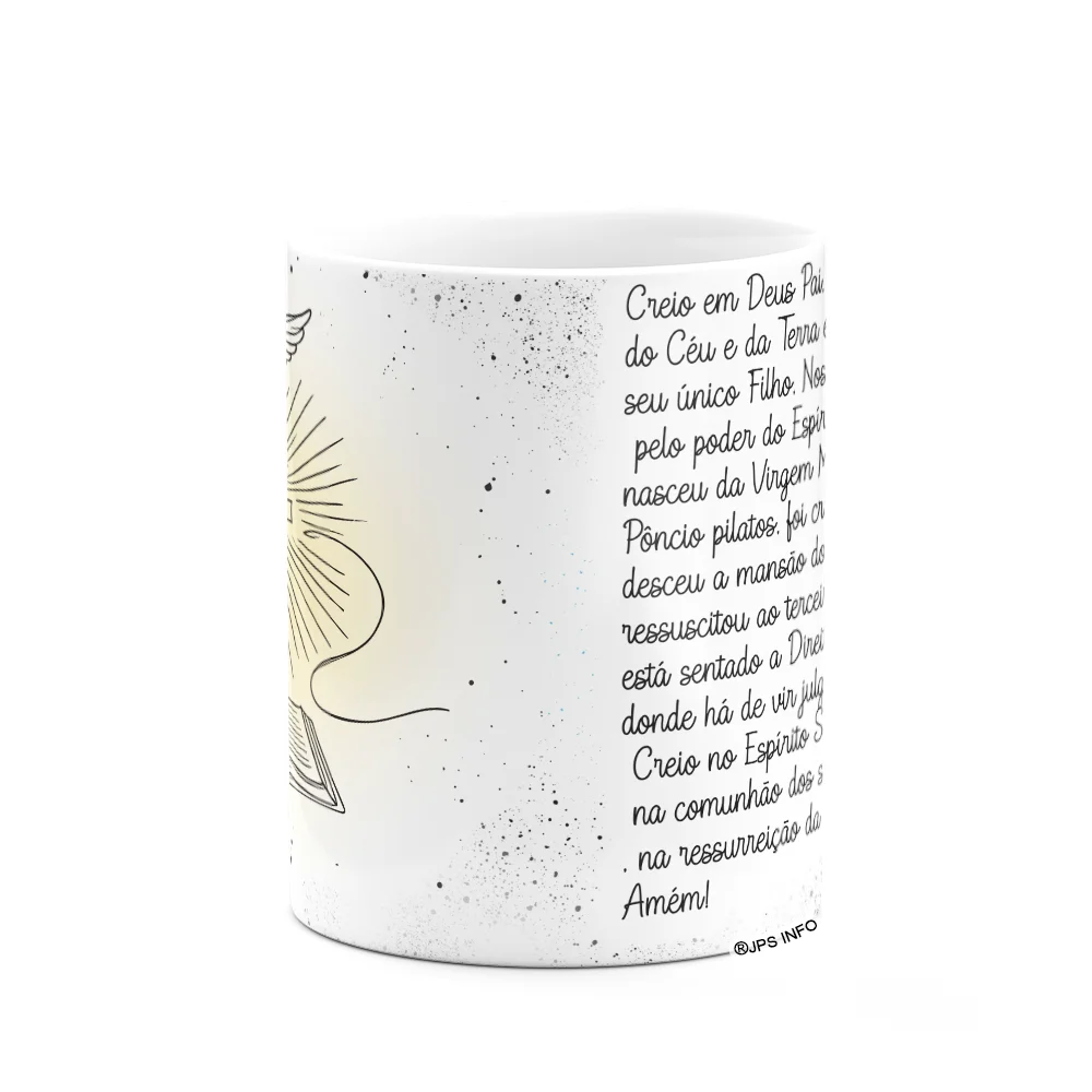Imagem 3 de 3 do produto Caneca Religiosa Orações - Credo - 325ml