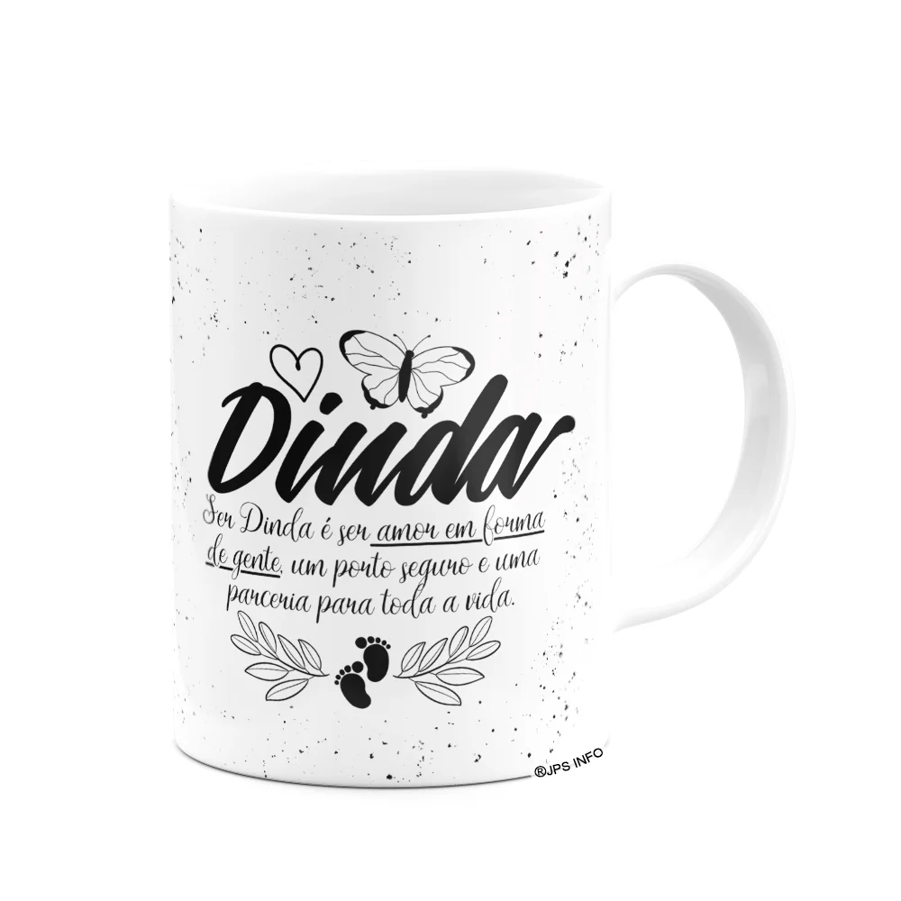 Imagem 2 de 3 do produto Caneca De Dindos - Ser Dinda É... M3 - 325ml
