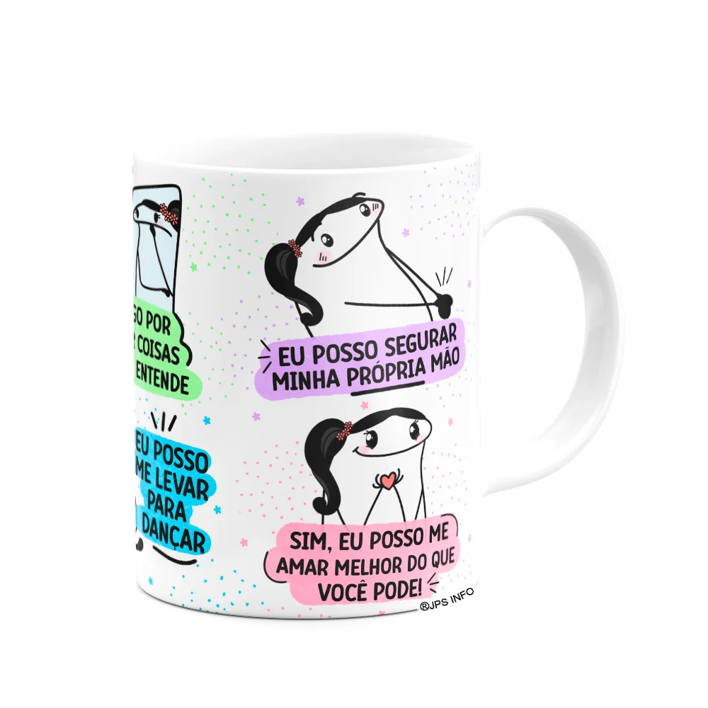 Imagem 2 de 3 do produto Caneca Flork Girls - Eu Posso, Você Pode!