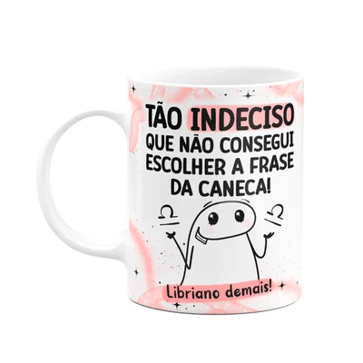 Caneca Flork Signos Libra - Libriano Demais! 325ml