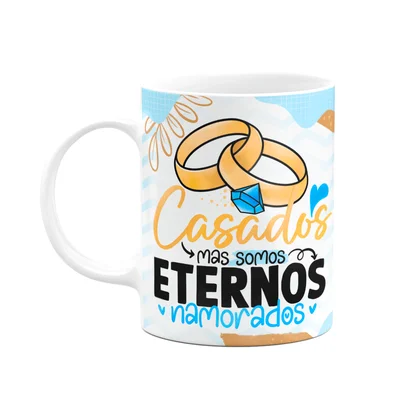 Caneca Namorados - Eu Não Vivo Sem Você - 325ml