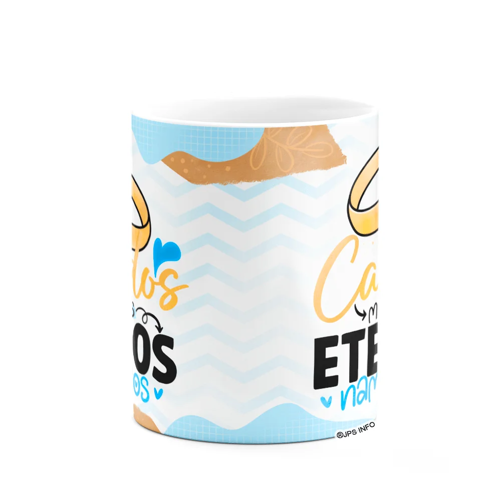 Imagem 3 de 3 do produto Caneca Namorados - Eu Não Vivo Sem Você - 325ml