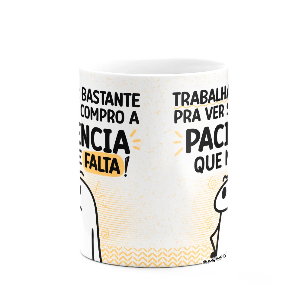 Imagem 3 de 3 do produto Caneca Flork - A Paciência Que Me Falta - 325ml