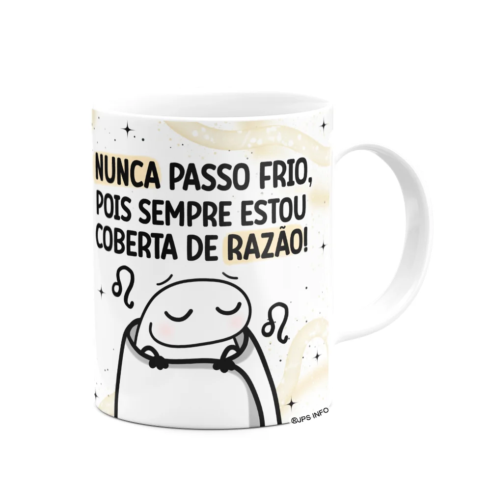 Imagem 2 de 3 do produto Caneca Flork Signos Leão - Sou Leonina Mesmo