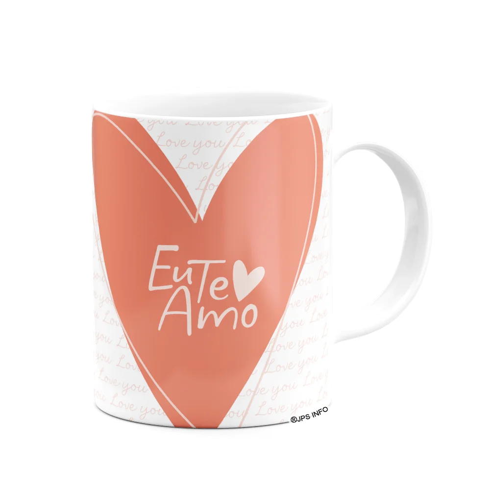 Imagem 2 de 3 do produto Caneca Namorados - Eu Te Amo - Lv3 - 325ml
