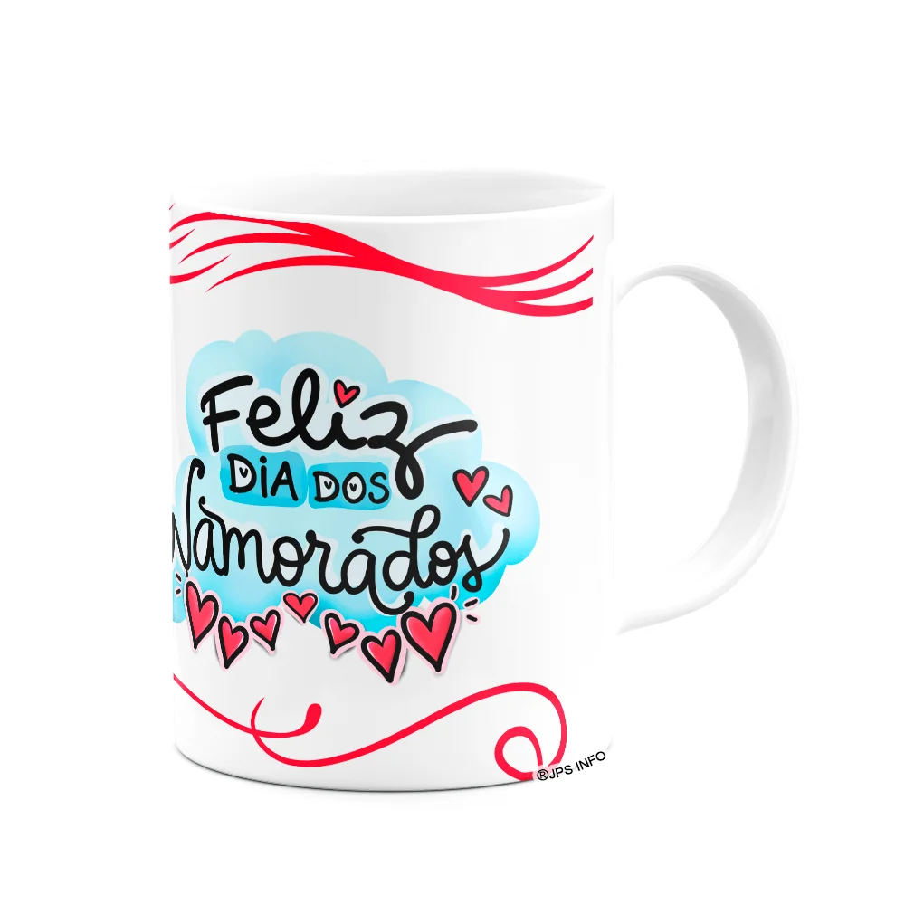 Imagem 2 de 3 do produto Caneca Namorados - Vc + Eu Te Amo Pra Sempre - M2