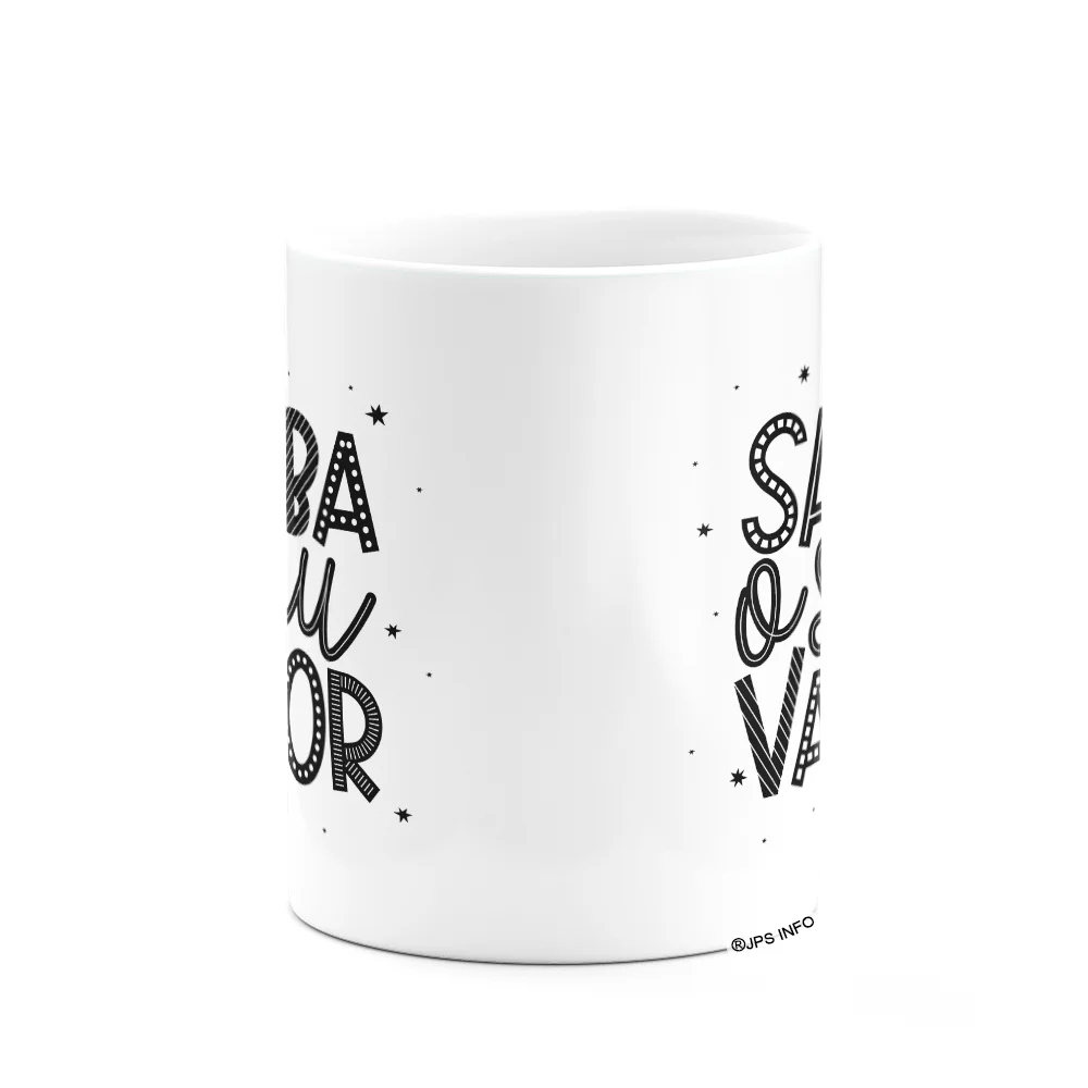 Imagem 3 de 3 do produto Caneca Motivação - Saiba O Seu Valor - 325ml