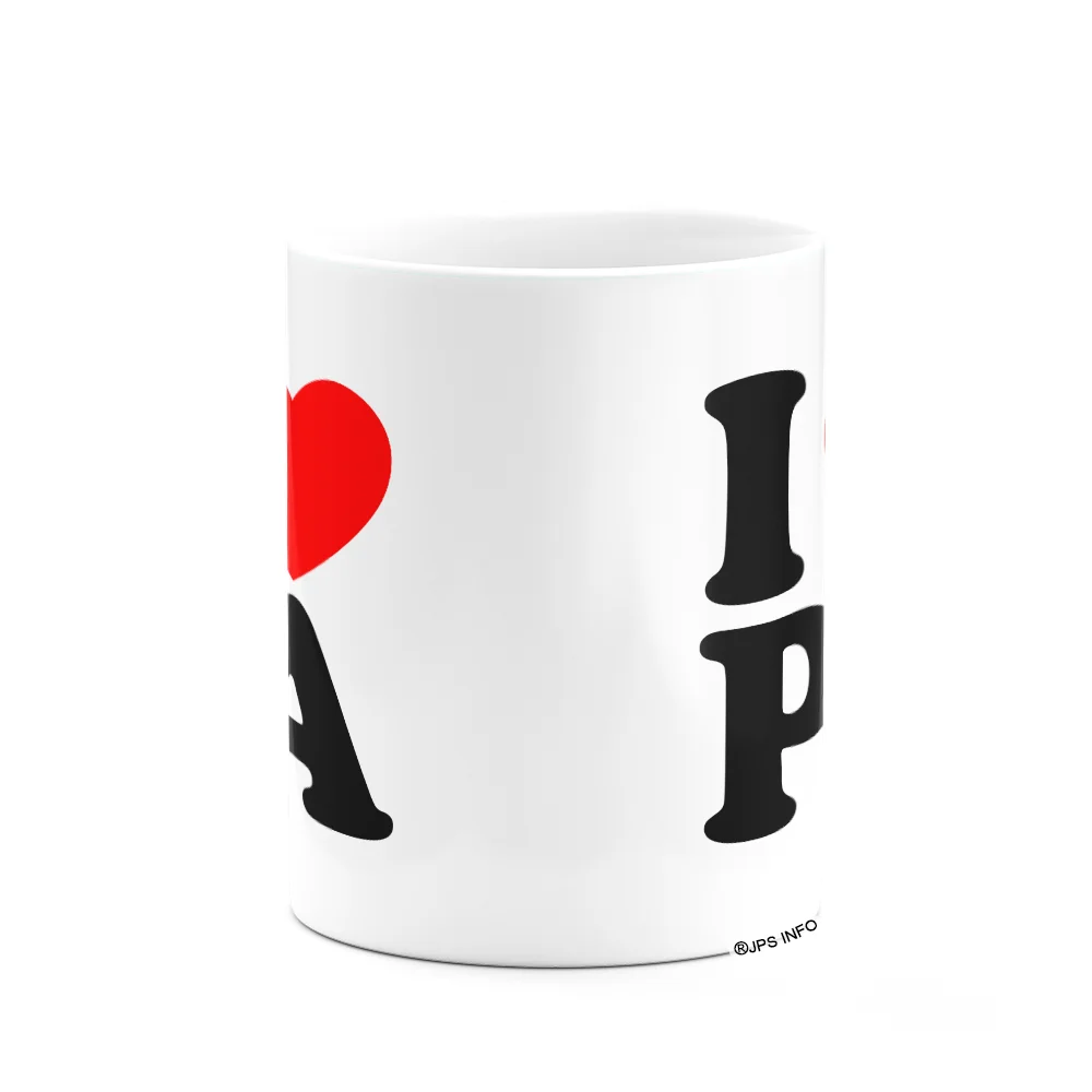 Imagem 3 de 3 do produto Caneca I Love Pa - Pará - 325ml - Branca