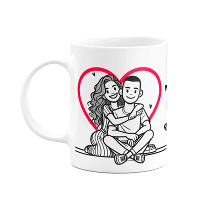 Caneca Namorados -my Love - Muglove - 325ml