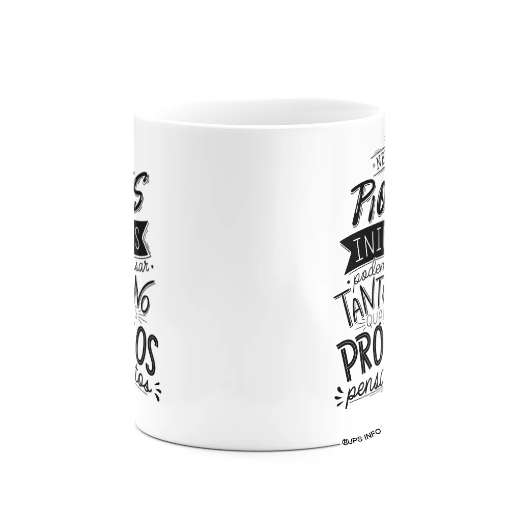Imagem 3 de 3 do produto Caneca Motivação - Nem Teus Piores Inimigos