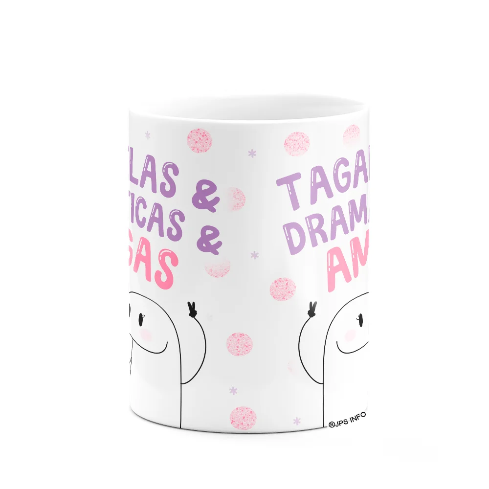 Imagem 3 de 3 do produto Caneca Flork Amigas - Tagarelas E Dramáticas E Amigas