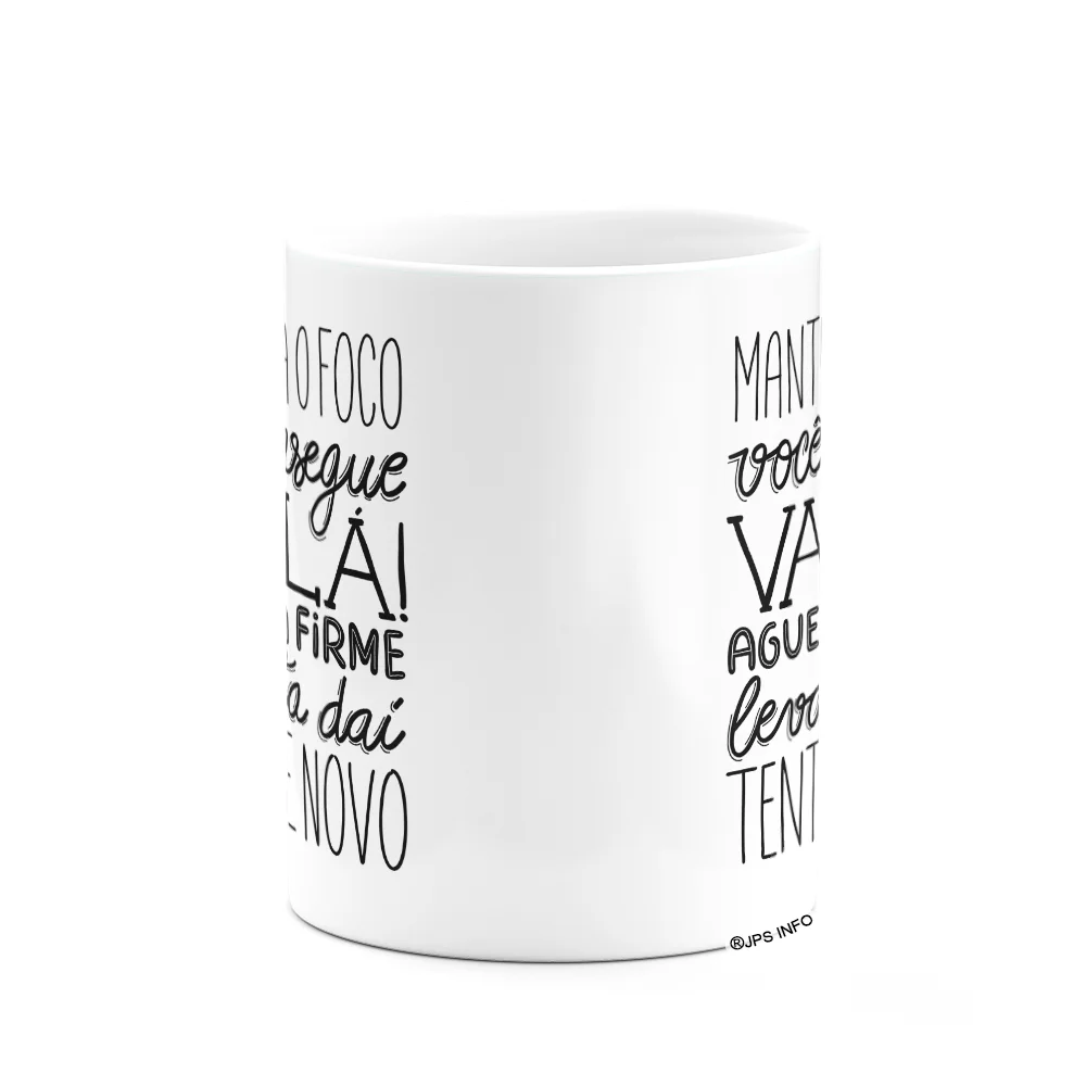 Imagem 3 de 3 do produto Caneca Motivação - Mantenha O Foco - 325ml
