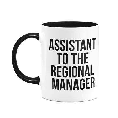 Caneca Assistant To The Regional Manager The Office D-black