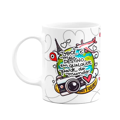 Caneca Namorados - Vc É Meu Destino Em Qualquer Parte - M2