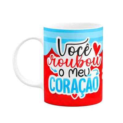 Caneca Namorados - Você Roubou Meu Coração