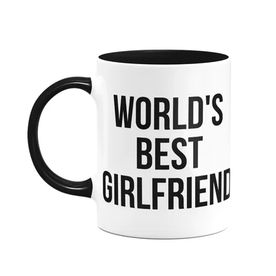 Caneca World's Best Girlfriend - The Office - D-black