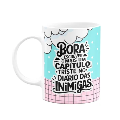 Caneca Divertida - Bora Escrever Mais Um Capítulo