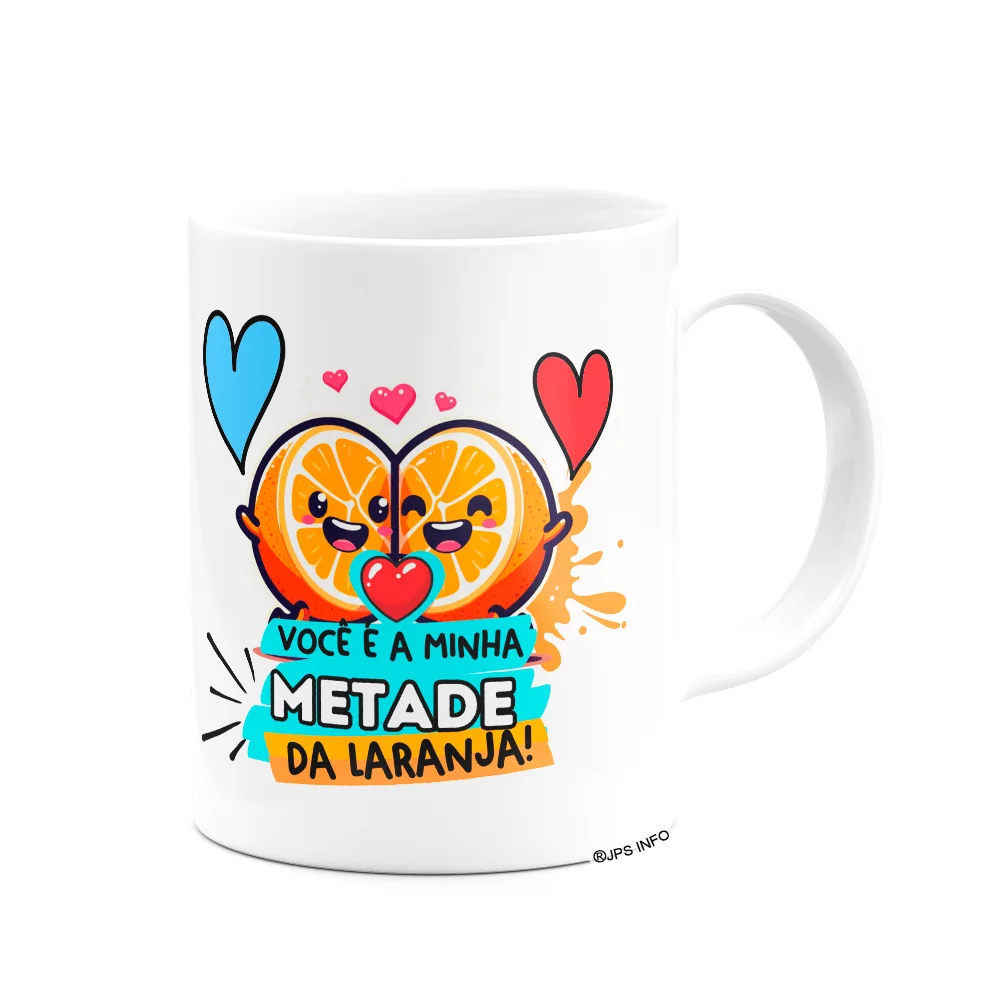 Imagem 2 de 3 do produto Caneca Namorados - Te Amo Mais Que Coxinha!