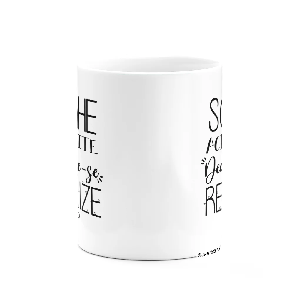 Imagem 3 de 3 do produto Caneca Motivação - Sonhe, Acredite, Dedique-se, Realize