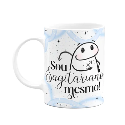 Caneca Flork Signos Sagitário - Sou Sagitariano Mesmo