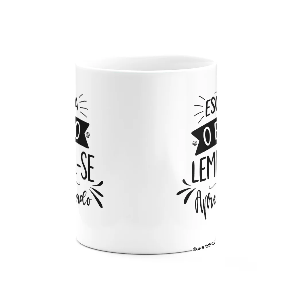 Imagem 3 de 3 do produto Caneca Motivação - Esqueça O Erro, Lembre-se Do Aprendizado