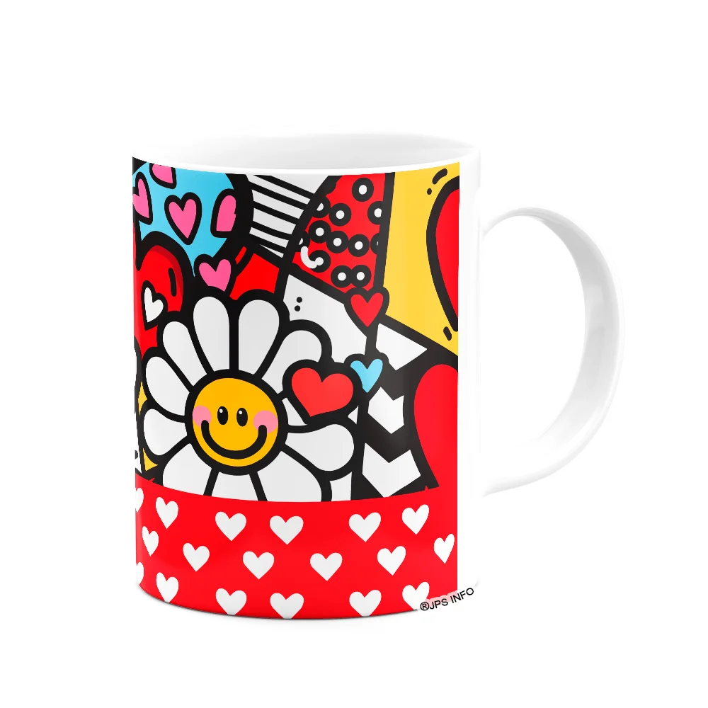 Imagem 2 de 3 do produto Caneca Namorados - Te Amo Muito - Lovehearts