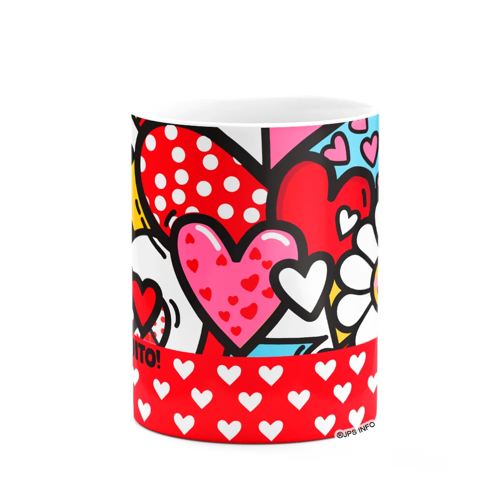 Imagem 3 de 3 do produto Caneca Namorados - Te Amo Muito - Lovehearts