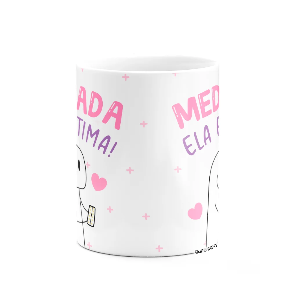 Imagem 3 de 3 do produto Caneca Flork Amigas - Medicada Ela É Ótima
