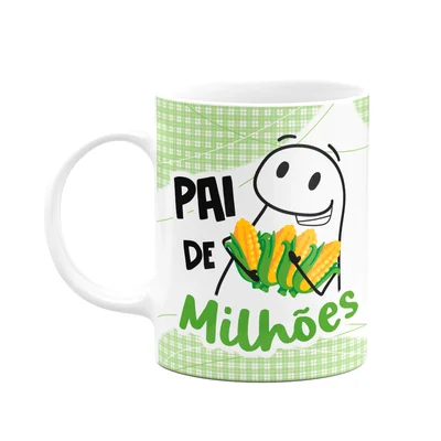 Caneca Flork Pais - Pai De Milhões - 325ml