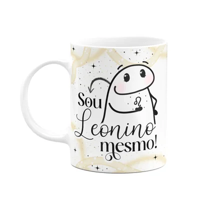 Caneca Flork Signos Leão - Sou Leonino Mesmo