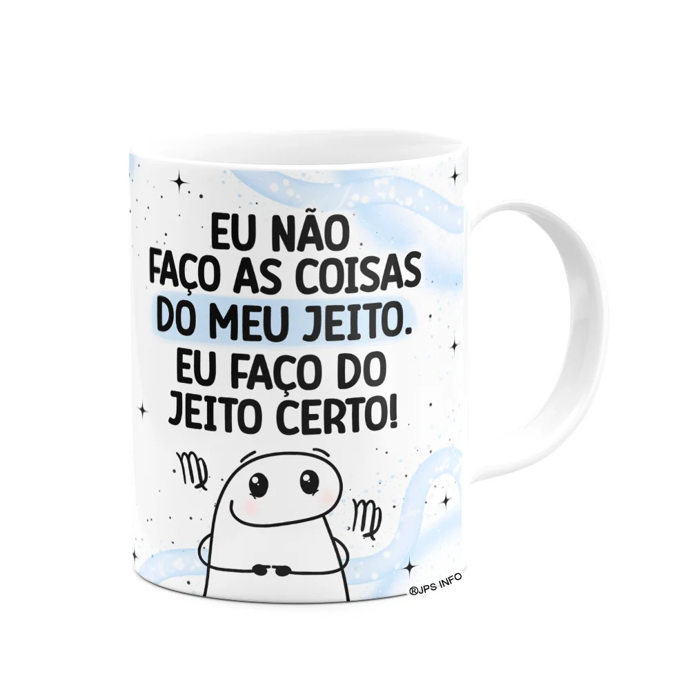Imagem 2 de 3 do produto Caneca Flork Signos Virgem - Sou Virginiana Mesmo