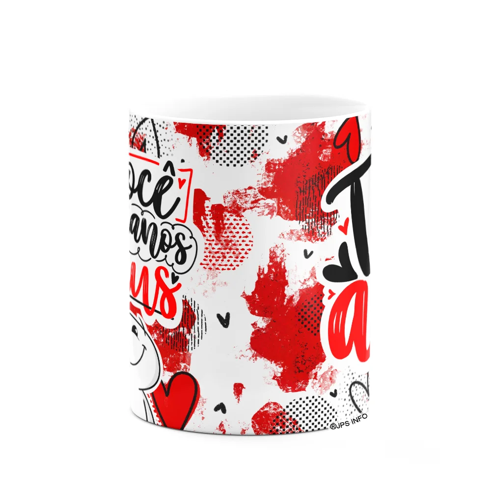Imagem 3 de 3 do produto Caneca Funny Namorados - Eu Você E Os Planos De Deus