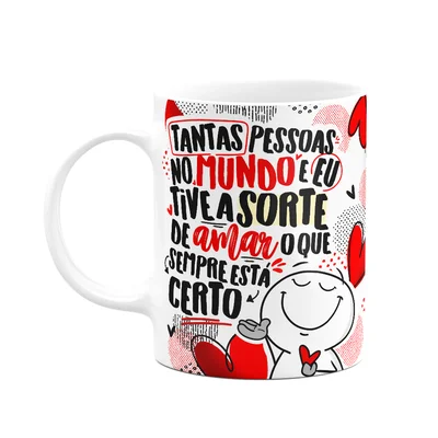 Caneca Funny Namorados - O Que Sempre Está Certo
