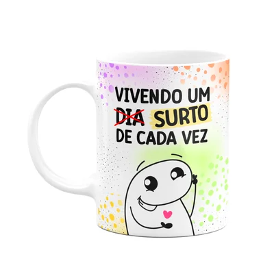 Caneca Flork - Vivendo Um Surto De Cada Vez