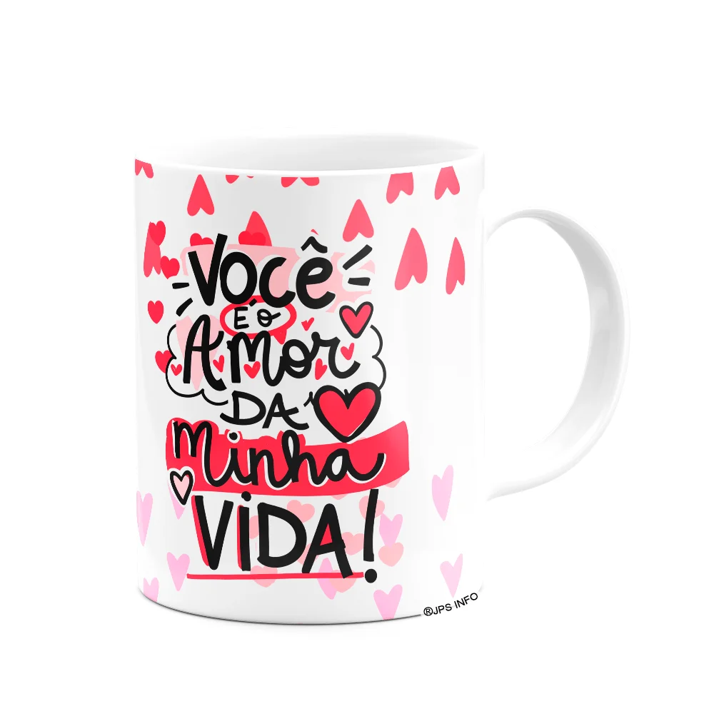 Imagem 2 de 3 do produto Caneca Namorados - I Love You - Você É O Amor Da Minha Vida