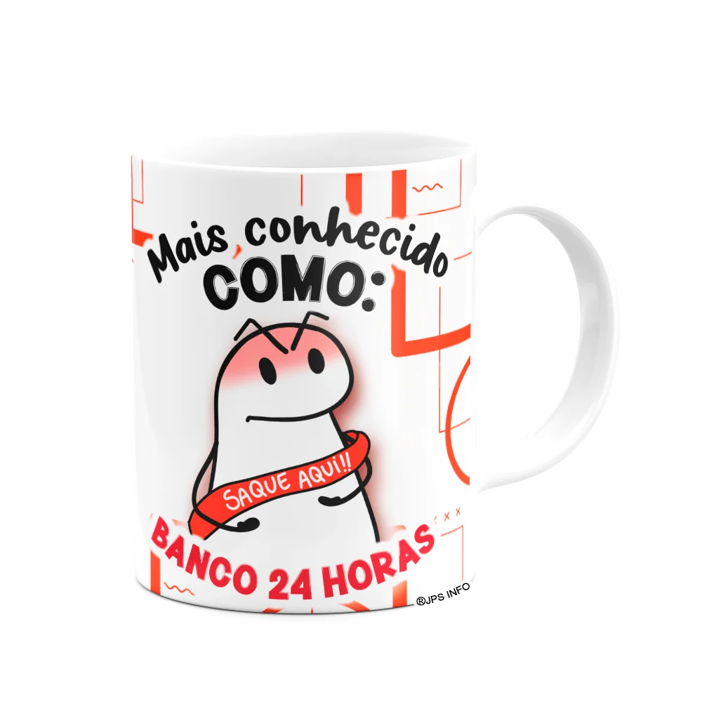 Imagem 2 de 3 do produto Caneca Flork Pais - Mais Conhecido Como Banco 24h