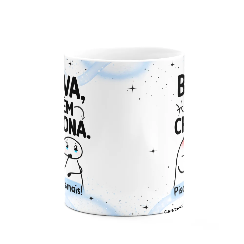 Imagem 3 de 3 do produto Caneca Flork Signos Peixes - Pisciana Demais! 325ml