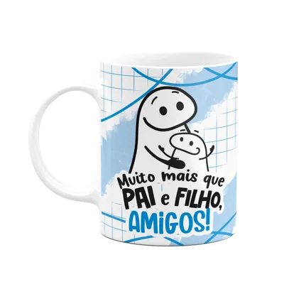 Caneca Flork Pais - Muito Mais Que Pai E Filho, Amigos
