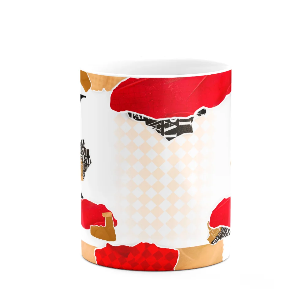 Imagem 3 de 3 do produto Caneca Do Pai - Inicial Do Nome Letra I - Bg-red