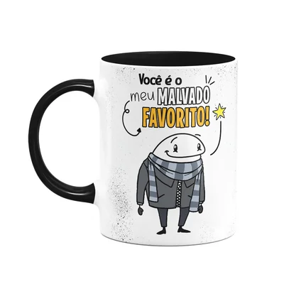 Caneca Flork - Você É O Meu Malvado Favorito - D-black