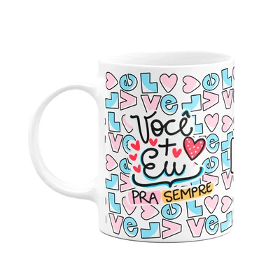 Caneca Namorados - Você+eu Te Amo Patoda Vida - Ducklove