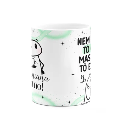 Caneca Flork Signos Capricórnio - Sou Capricorniana Mesmo — foto 3