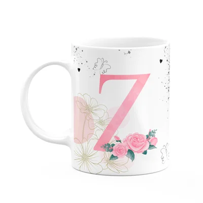 Caneca Motivação - Com Inicial Do Nome Letra Z - 325ml