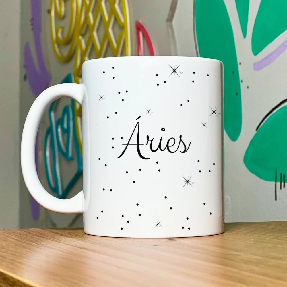 Imagem 5 de 5 do produto Caneca Signos Minimalista - Áries - 325ml